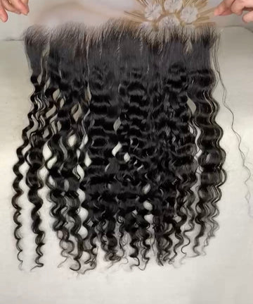 Raw Burmese Curly 13x4 HD frontal